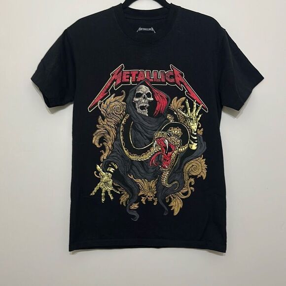 Official Metallica Mens Black Short Sleeve 2024 M72 North American‎ Tour Tee - Picture 1 of 6